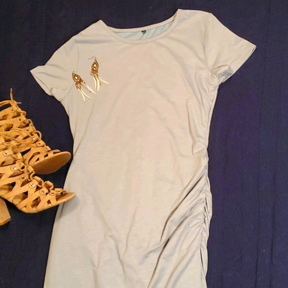 Mini Ruched Stretchy Dress - Picture 2 of 6